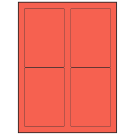 3.5" x 5"  Sheet Label