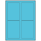 3.5" x 5"  Sheet Label