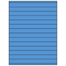 8.5" x 0.75"  Sheet Label