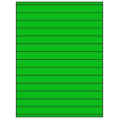 8.5" x 0.75"  Sheet Label