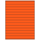 8.5" x 0.75"  Sheet Label