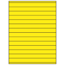 8.5" x 0.75"  Sheet Label