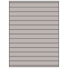 8.5" x 0.75"  Sheet Label