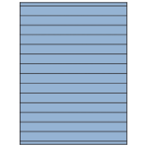 8.5" x 0.75"  Sheet Label