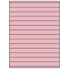 8.5" x 0.75"  Sheet Label