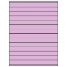 8.5" x 0.75"  Sheet Label