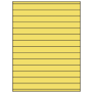 8.5" x 0.75"  Sheet Label