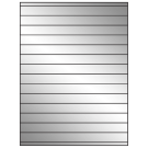 8.5" x 0.75"  Sheet Label