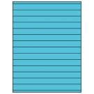 8.5" x 0.75"  Sheet Label