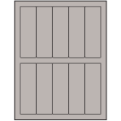 1.5" x 4.75"  Sheet Label