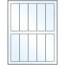 1.5" x 4.75"  Sheet Label
