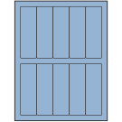 1.5" x 4.75"  Sheet Label