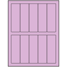 1.5" x 4.75"  Sheet Label