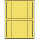 1.5" x 4.75"  Sheet Label
