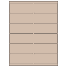 4" x 1.75"  Sheet Label