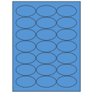 2.5" x 1.375"  Sheet Label