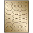 2.5" x 1.375"  Sheet Label