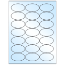2.5" x 1.375"  Sheet Label