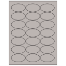 2.5" x 1.375"  Sheet Label