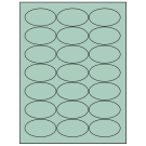 2.5" x 1.375"  Sheet Label