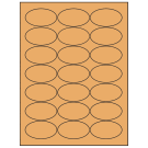 2.5" x 1.375"  Sheet Label