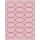 2.5" x 1.375"  Sheet Label
