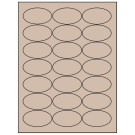 2.5" x 1.375"  Sheet Label