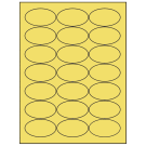 2.5" x 1.375"  Sheet Label