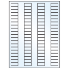 1.125" x 0.5"  Sheet Label