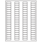 1.125" x 0.5"  Sheet Label