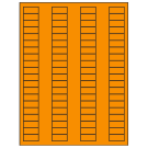 1.125" x 0.5"  Sheet Label
