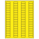 1.125" x 0.5"  Sheet Label