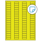 1.125" x 0.5"  Sheet Label