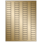 1.125" x 0.5"  Sheet Label