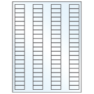 1.125" x 0.5"  Sheet Label