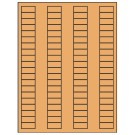 1.125" x 0.5"  Sheet Label