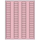 1.125" x 0.5"  Sheet Label