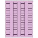 1.125" x 0.5"  Sheet Label