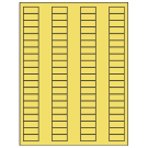 1.125" x 0.5"  Sheet Label