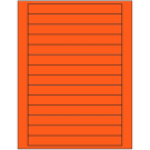 7" x 0.75"  Sheet Label