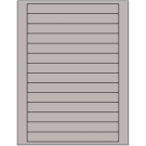 7" x 0.75"  Sheet Label