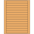 7" x 0.75"  Sheet Label