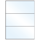 8.5" x 3.666"  Sheet Label