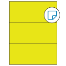 8.5" x 3.666"  Sheet Label