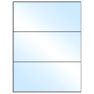 8.5" x 3.666"  Sheet Label