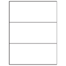 8.5" x 3.666"  Sheet Label