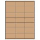 2.83" x 1.5"  Sheet Label