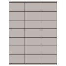 2.83" x 1.5"  Sheet Label