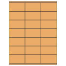 2.83" x 1.5"  Sheet Label