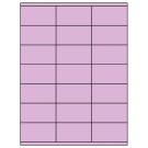 2.83" x 1.5"  Sheet Label